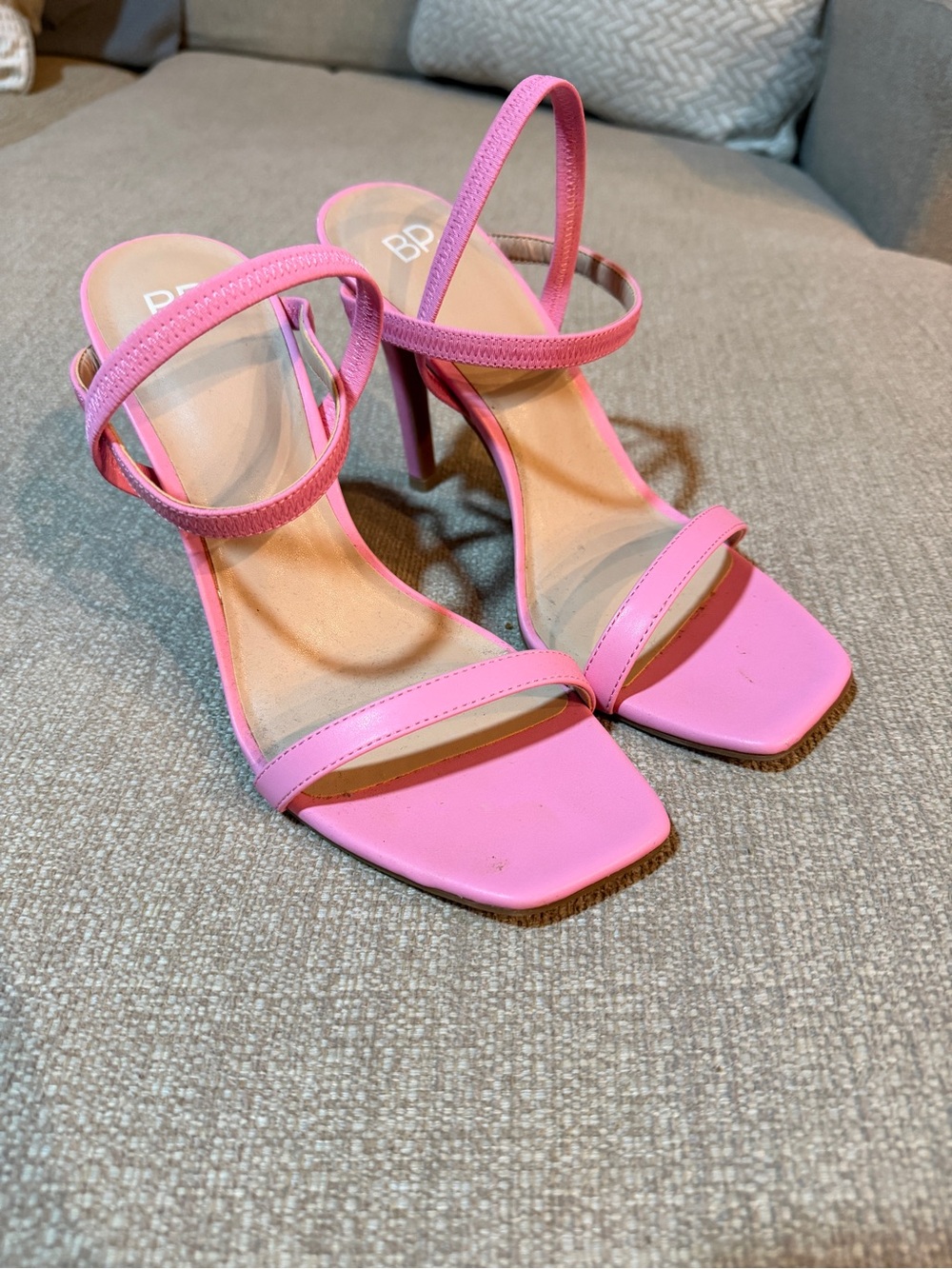 Pink heels